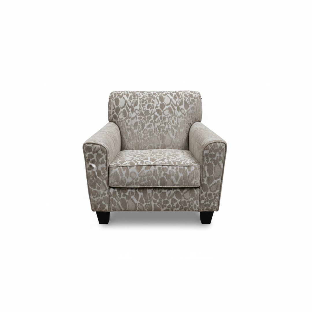 Azura Patterned Fabric Armchair
