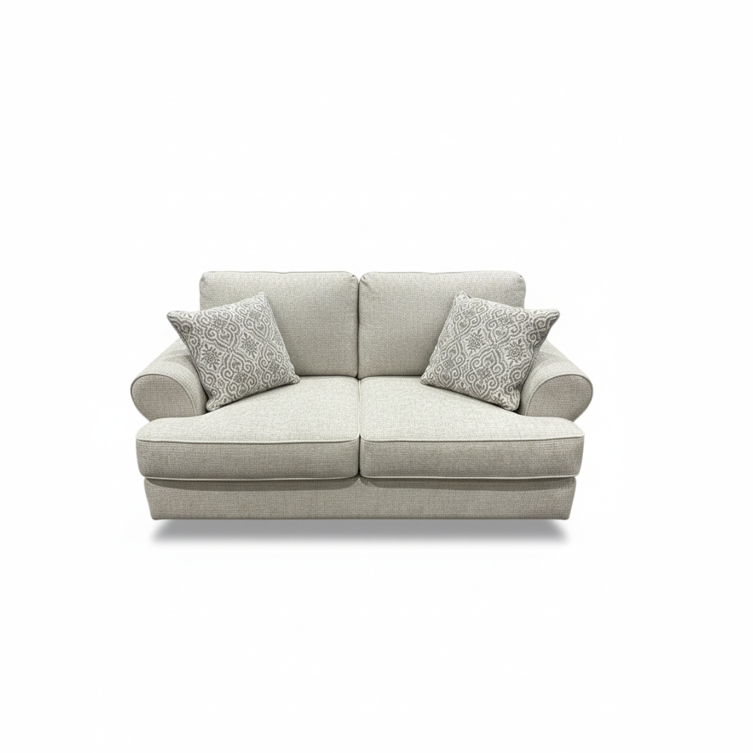 Arden Grey Fabric 2-Seater Sofa