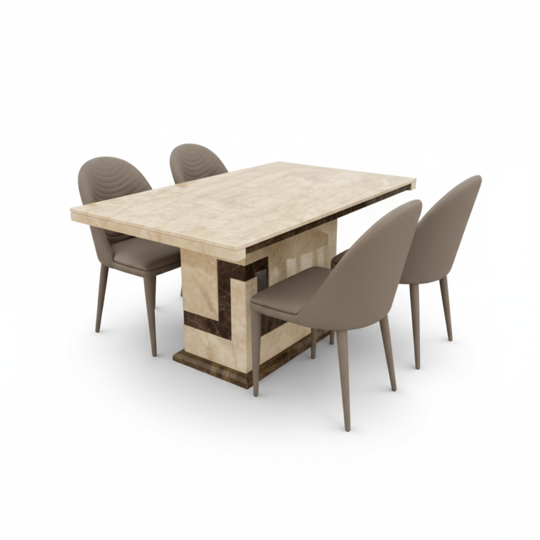 UrbanEdge Dining Table With Chairs