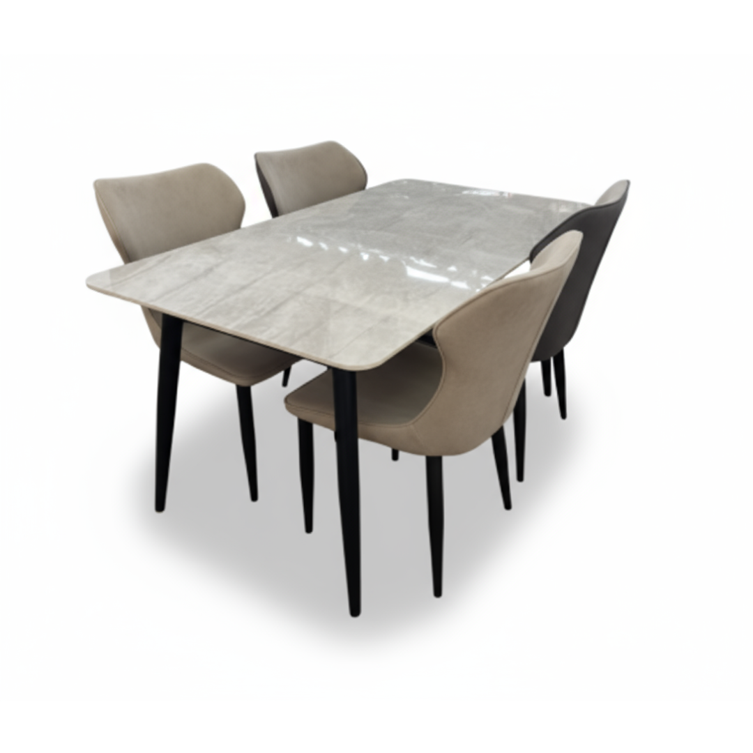 MetroLine Dining Table With Chairs