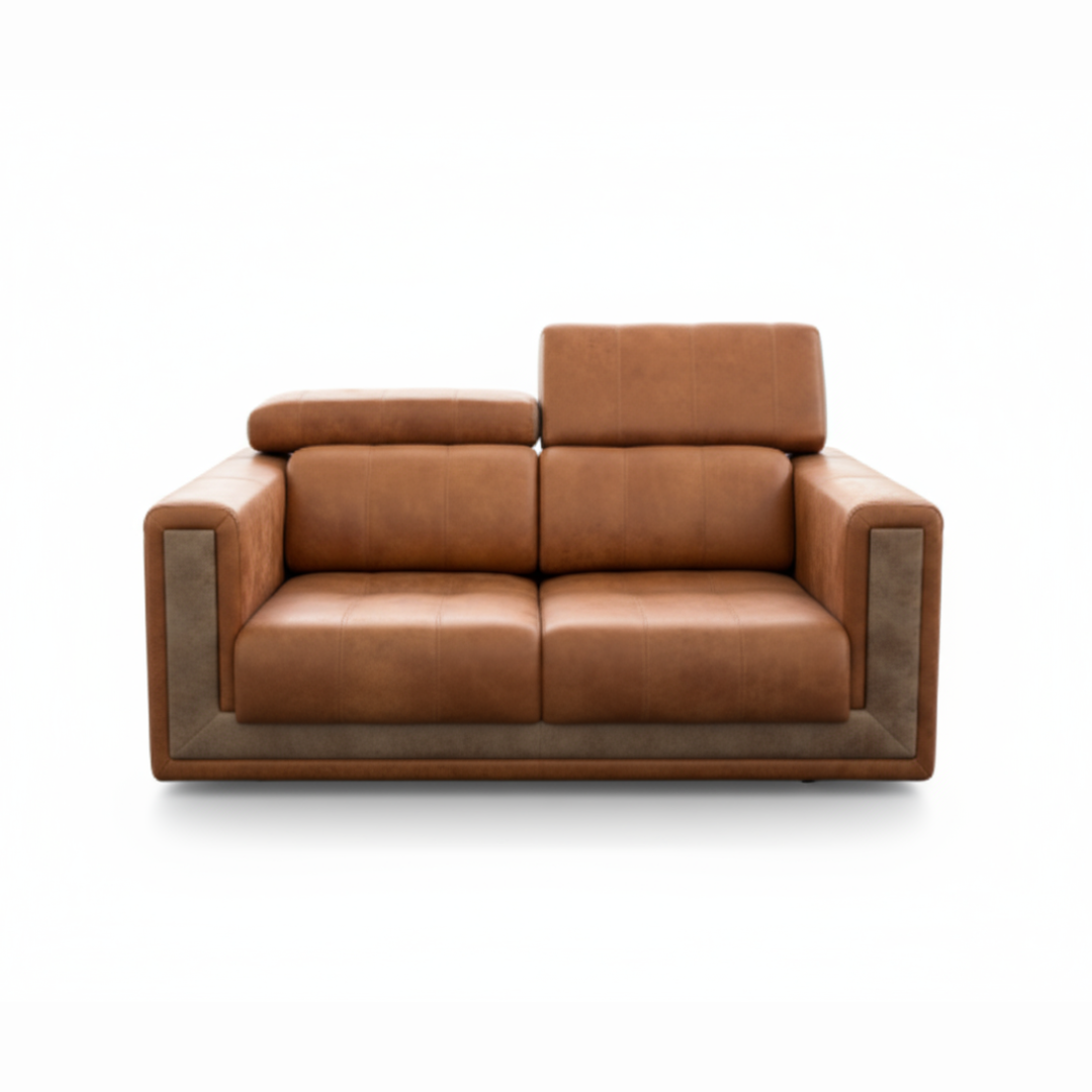 Ridge 2-Seater Manual Recliner (Half Leather)