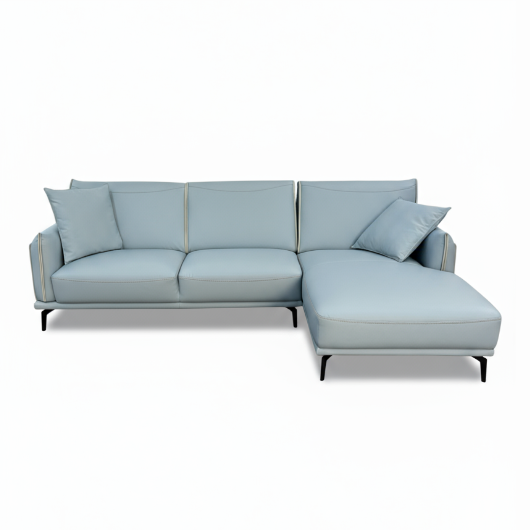FrostAir L-Shape Cooling Leather Sofa