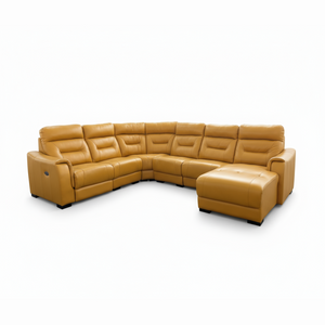 Titan Corner L-Shape Full Leather Sofa