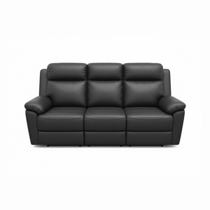 Branson 3-Seater Manual Recliner (Half Leather)