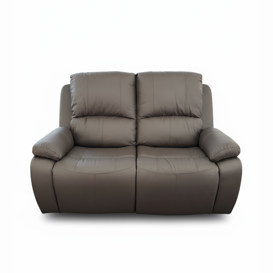 Barker 2-Seater Manual Recliner (Half Leather)